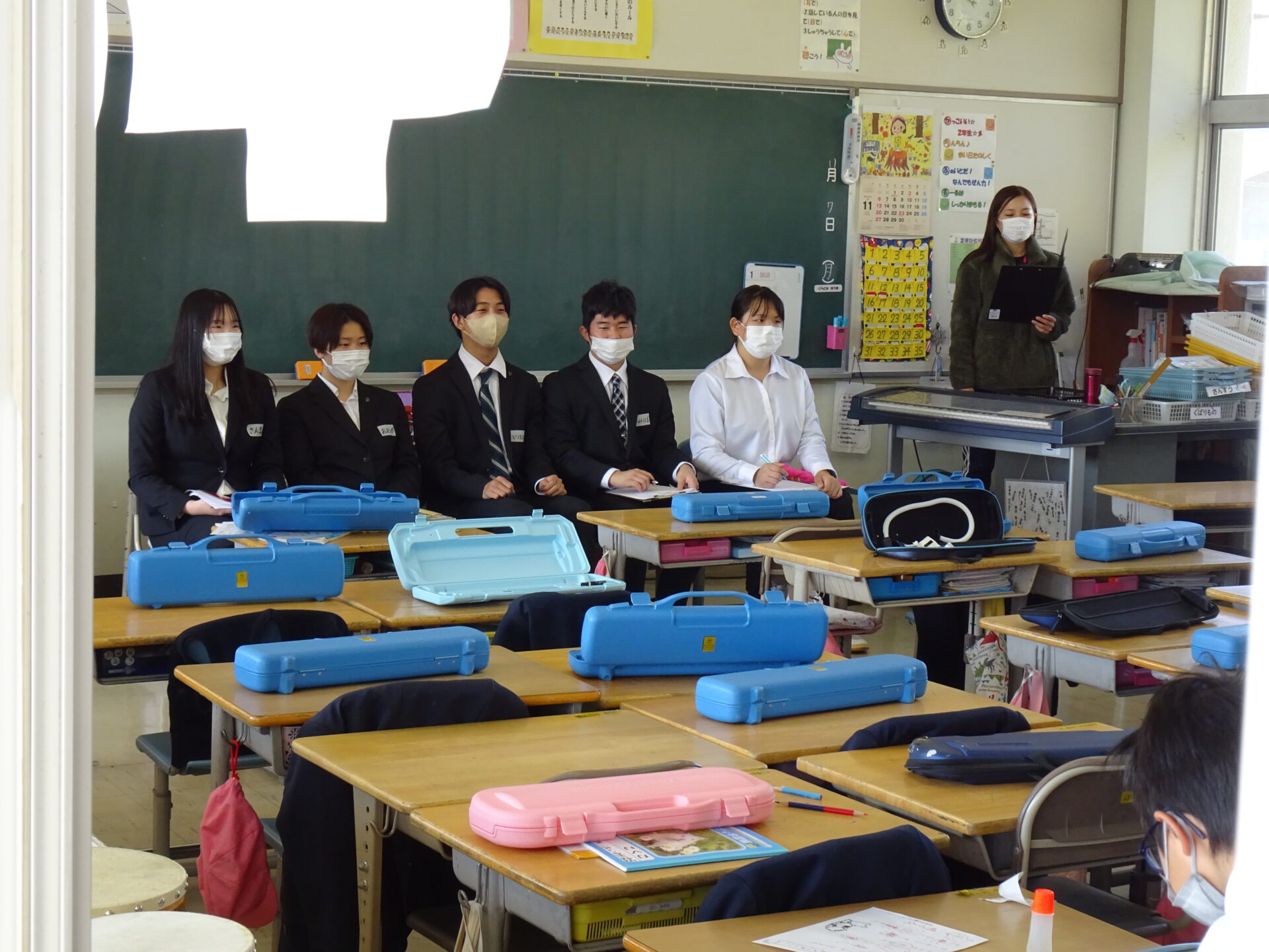 【教育経営学科】学校現場体験〔2回目〕（江西小学校） IPU・環太平洋大学