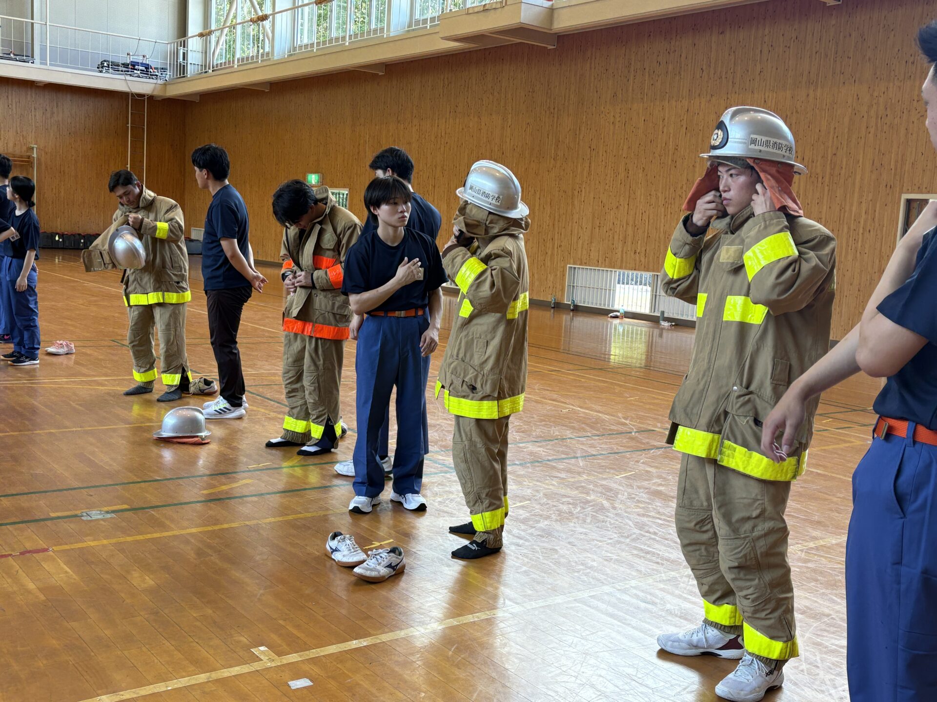 消防士の志を胸に ― IPU消防応援隊が規律訓練に挑む！ | IPU・環太平洋大学